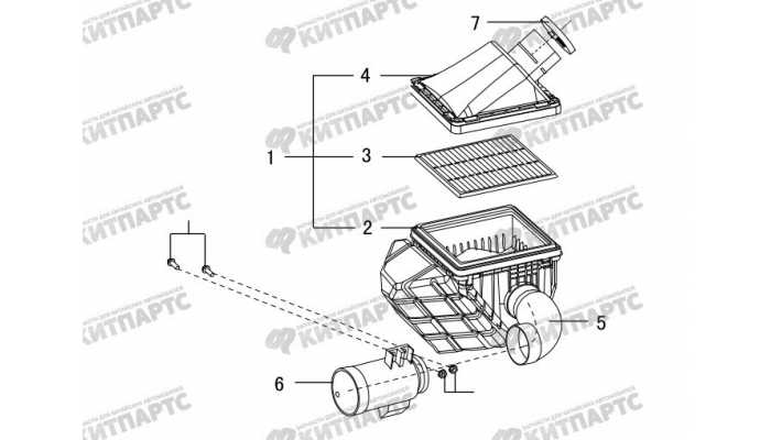 Корпус воздушного фильтра 4G63 Great Wall DW Hower H3