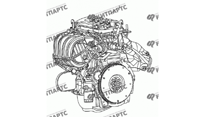 Двигатель в сборе 4G15N (1,5 L) Geely Emgrand (EC7)